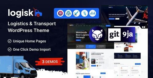 More information about "Logisk Transport & Logistics Service WordPress Theme"
